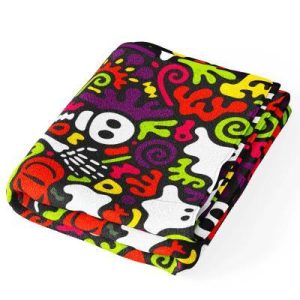 TOALLA ALGODON MICROFIBRA (145 x100) SPOOKY NEON