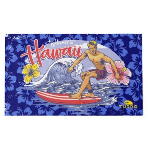 TOALLA ALGODON MICROFIBRA (145 x100) SURF HAWAII