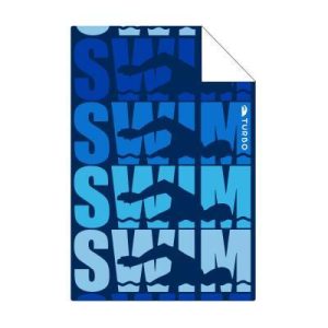 TOALLA ALGODON MICROFIBRA (145 x100) SWIM LETTER