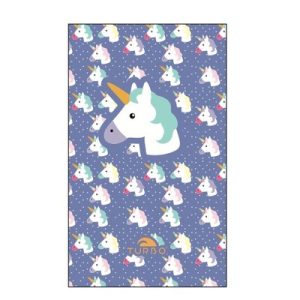 TOALLA ALGODON MICROFIBRA (145 x100) UNICORNI HAPPY