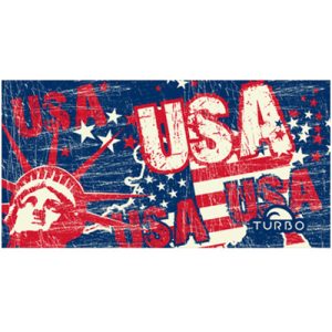 TOALLA ALGODON MICROFIBRA (145 x100) USA VINTAGE MAP