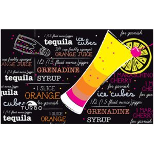 TOALLA RIZO MICROFIBRA TEQUILA SUNRISE 2017 ( 145 x100) 9890310