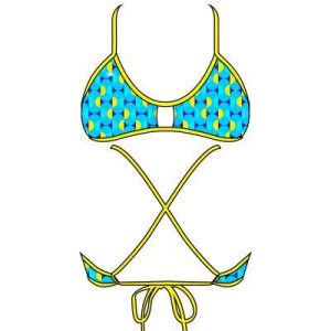 TOP BIKINI ACTIVE BLUE BREEZE