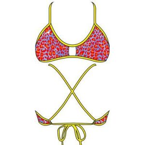 TOP BIKINI ACTIVE LEOPARD SUMMER
