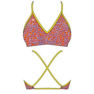 TOP BIKINI MARE LEOPARD SUMMER