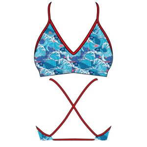 TOP BIKINI `MARE` NIÑA TOTAL KOI