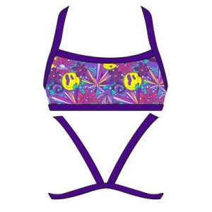 TOP BIKINI NIÑA BUBBLEGUM SMILE (PATRON BOOM)