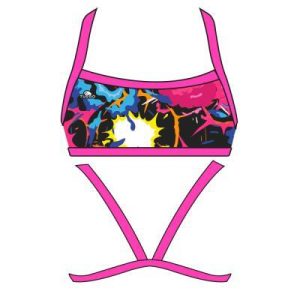 TOP BIKINI NIÑA CANDY CUTIES (PATRON BOOM)