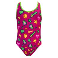 BAÑADOR NIÑA GAME OVER CLASSIC